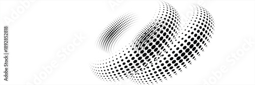 Grunge Halftone white and black dot pattern and black grunge gradient background. Dotted line comic style vector illustration