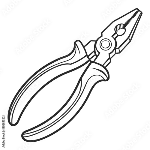 Line bender pliers
