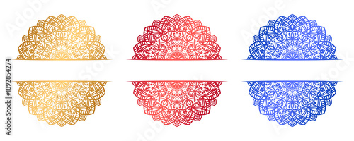 Luxury mandala indian pattern islamic ornament