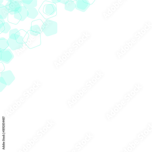 Pentagon Geometric Pattern Corner Divider