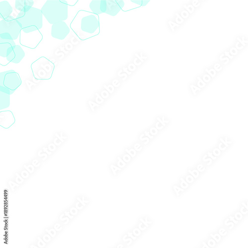 Pentagon Geometric Pattern Corner Divider