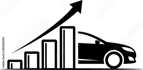 Graph indicating car performance growth