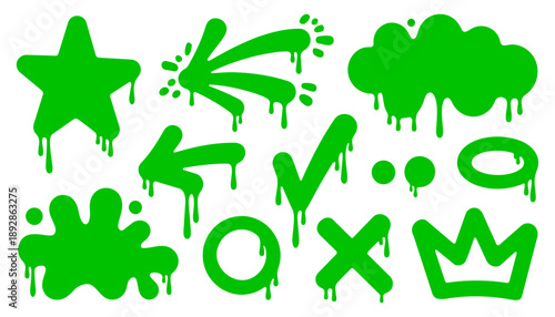 Black Sea Wave Silhouette Set with Ocean Ripples and Abstract Water Surf Elements