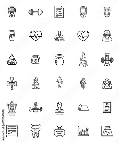 Fitness Icons Collection
