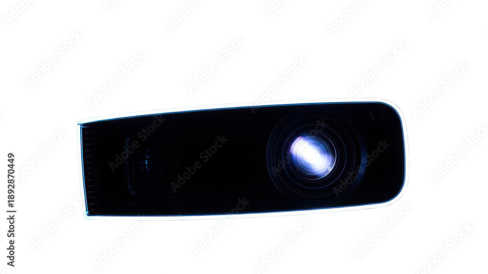 Obraz premium Digital projector isolated on transparent background