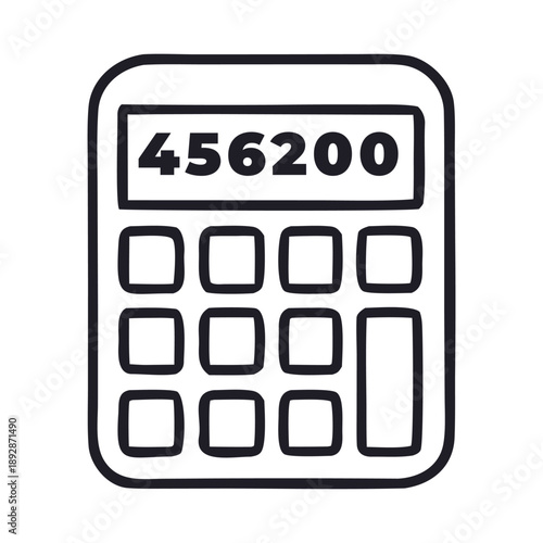 Modern calculator with a large display for easy calculations