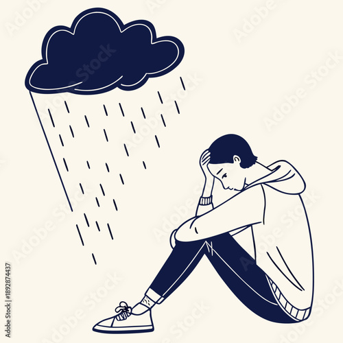 A plain solid background of a very light beige or off white color fills the entire frame of the image