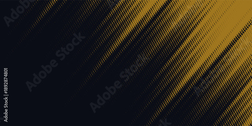 Halftone yellow dots pattern and black gradient grunge texture background. Dotted line comic sport style vector illustration.Vector ilustration