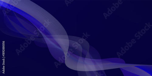 Abstract glowing wave lines on light blue background. Modern flowing wavy lines. Dynamic wave pattern. Futuristic concept. Suit for banner,