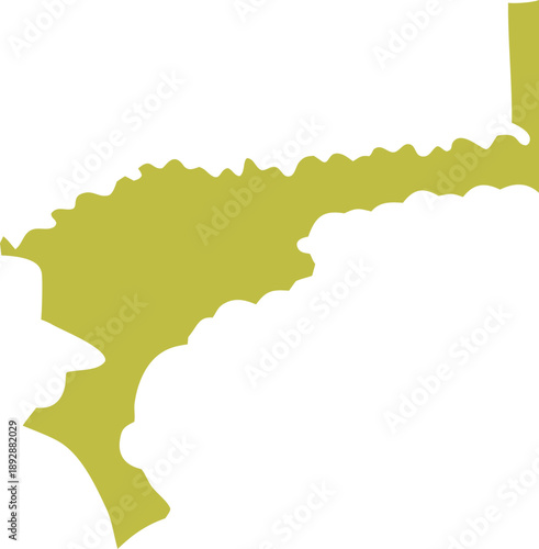 hand with ice cream with a little bit