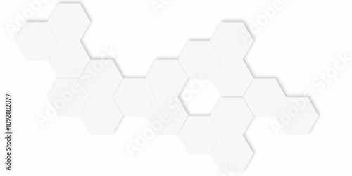 clean and minimalist with a pattern of hexagons in a honeycomb design smooth shade white background.