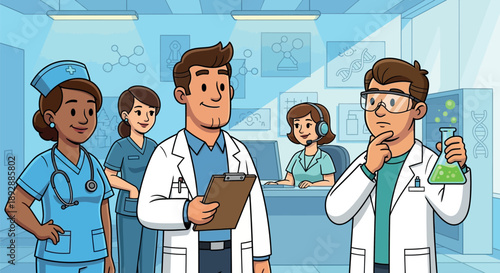 medical team in hospital