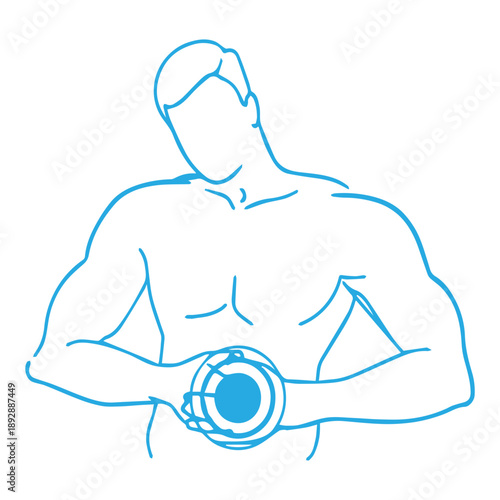 Male Torso Weight Twist