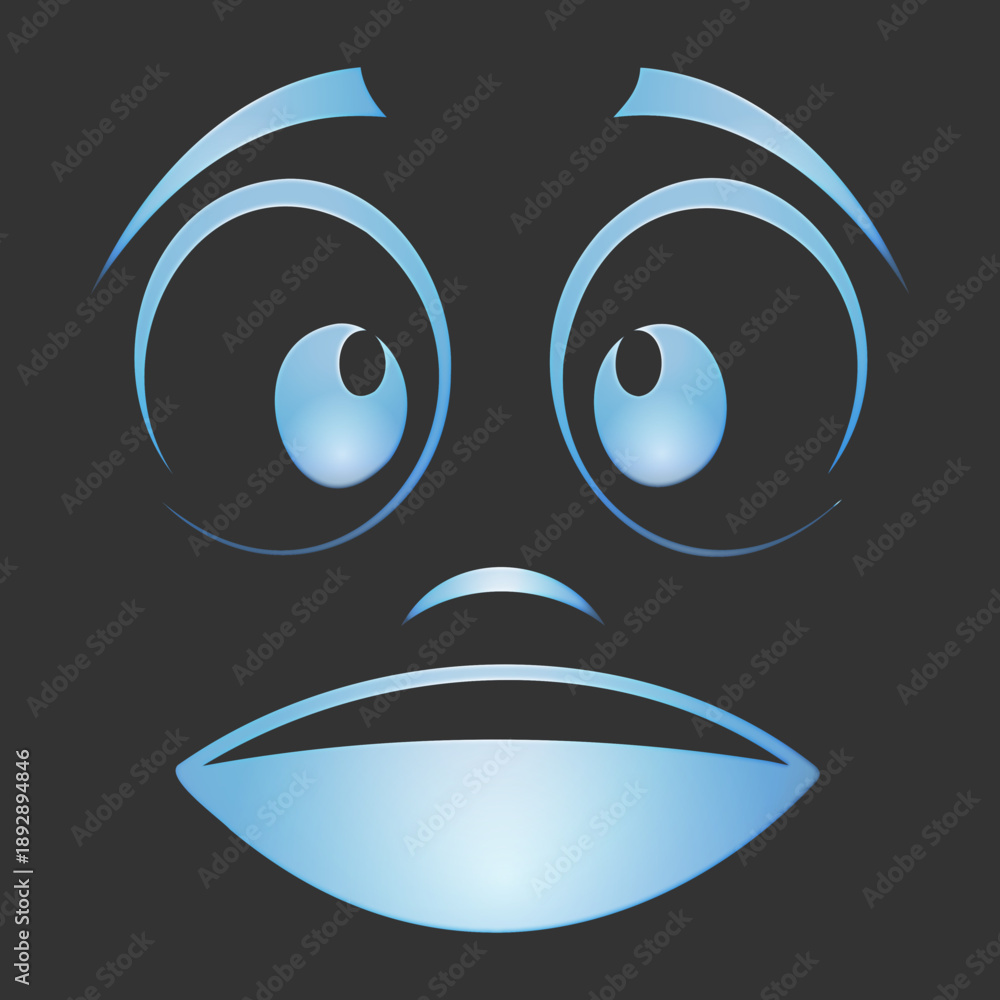 Fototapeta premium Simple Face Art Design