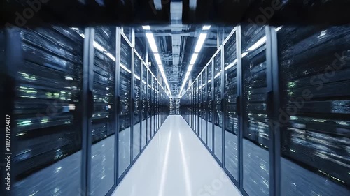 Initiating Data Center Walkthrough in Modern Server Rooms