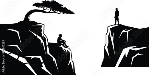 Adobe Stock Optimized Title Silhouette collection of industrial construction workers or engineers installing and repairing large pipeline infrastructure isolated on white background