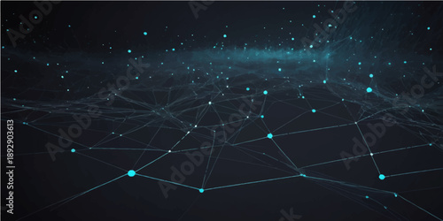 A futuristic digital illustration of a blue planet Earth wrapped in a global communication network of glowing energy lines and light flashes against a starry space background