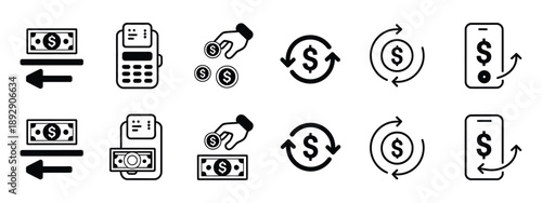 Money Transfer Icon Currency Exchange and Payment Symbol, vector illustration, financial transaction concept