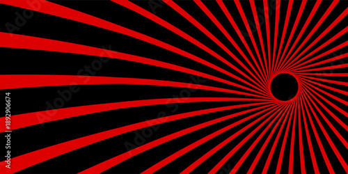 Retro Swirl Background - Hypnotic reed and orange Twirl