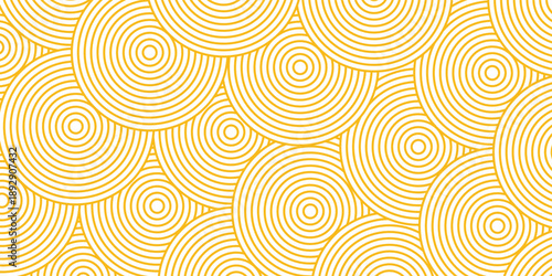 Yellow instant noodle, pasta and spaghetti texture with geometric wavy lines. Ramen, pasta vector pattern. Background abstract food illustration