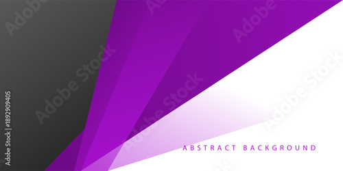Purple and gray shape artistic modern background with white space for text and message. template design	