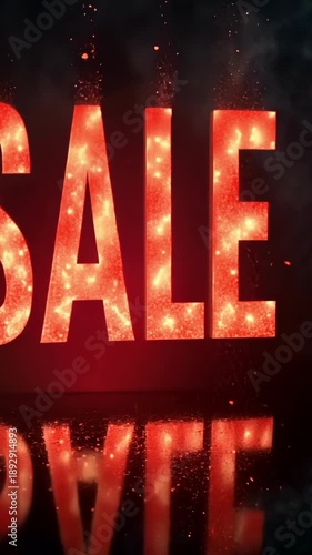 Exciting sale now on with bright lights and eye-catching design for shoppers to enjoy