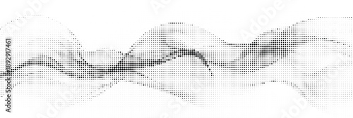 Black halftone pattern designs on for creative projects