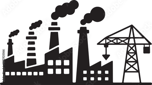 Would you like me to generate a similar description for a different type of industrial scene?