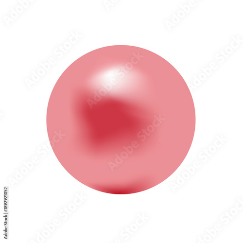Fitball. Exercise ball for gym and home workout. Vector illustration isolated on white background.