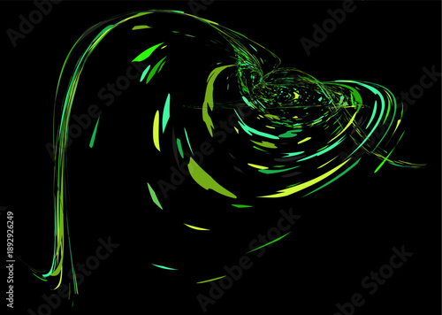 Multicolored paint splashes, dust particles, and debris are carried by the wind. Design for banners, posters,  covers, and magazines. EPS 