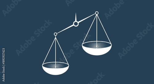 Illustration of a balanced scale symbolizing justice and fairness.