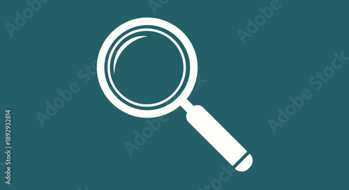 Magnifying Glass Icon Symbolizing Search and Discovery.