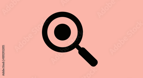 Magnifying Glass Icon Symbolizing Search and Discovery 1.
