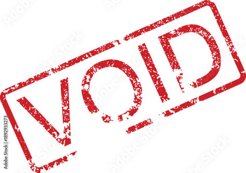 Void document status stamp icon