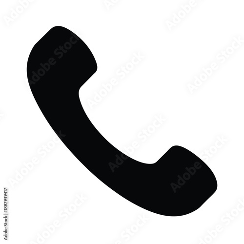 phone receiver icon vector illustration