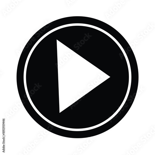 play media icon vector illustration