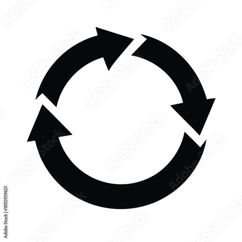 refresh reload icon vector illustration