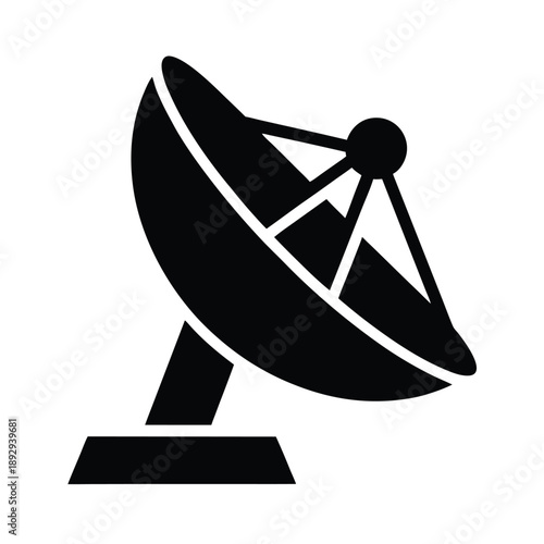 satellite dish icon vector illustration