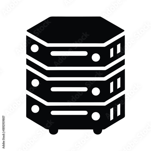 server rack icon vector illustration