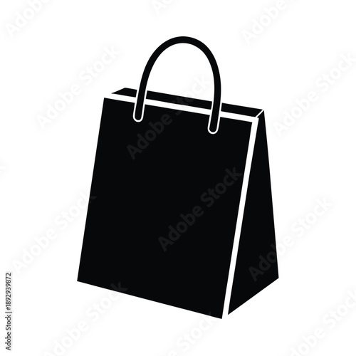 shopping bag icon vector illustration
