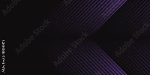3D black purple techno abstract background overlap layer on dark space with arrows lines effect decoration. Modern graphic design element stripes style concept for web, flyer, card, or brochure cover