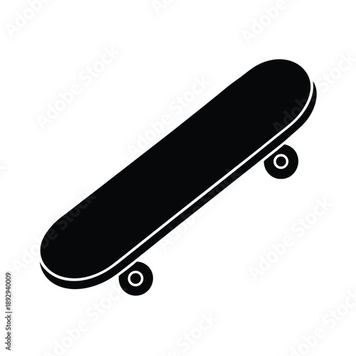 skateboard icon vector illustration