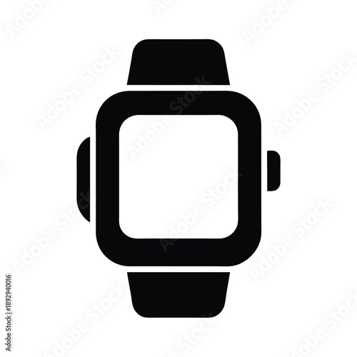 smartwatch face icon vector illustration