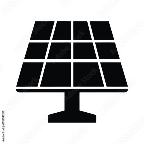 solar panel icon vector illustration