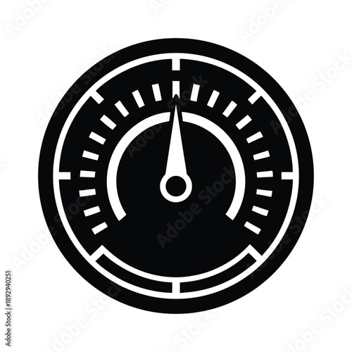 speedometer gauge icon vector illustration