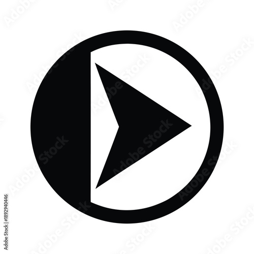 streaming play icon vector illustration