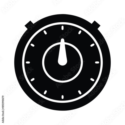 timer knob icon vector illustration