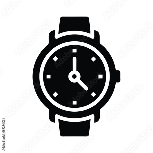 watch face icon vector illustration