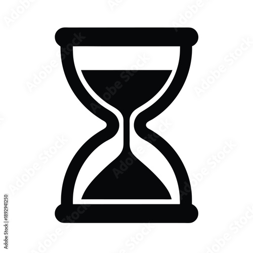 hourglass time icon vector illustration