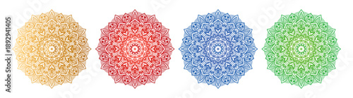 Luxury Golden Mandala Islamic Invitation Wedding Card Background